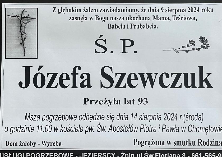 Józefa  Szewczuk