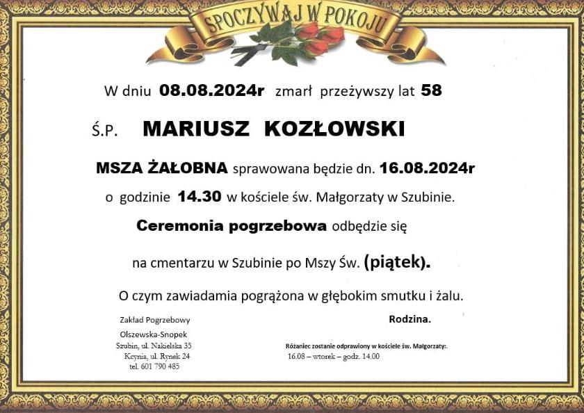 Mariusz Kozłowski
