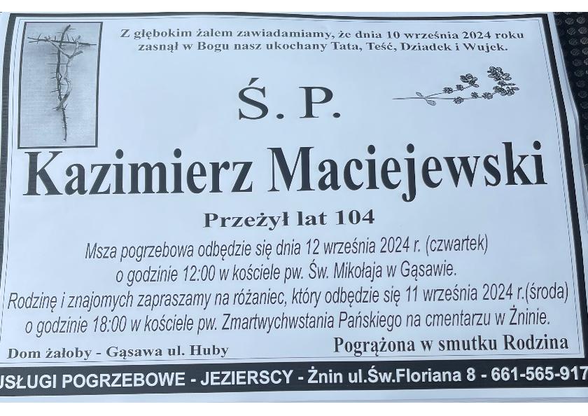 Kazimierz  Maciejewski