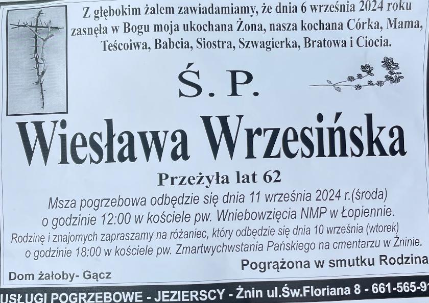 Wiesława  Wrzesińska