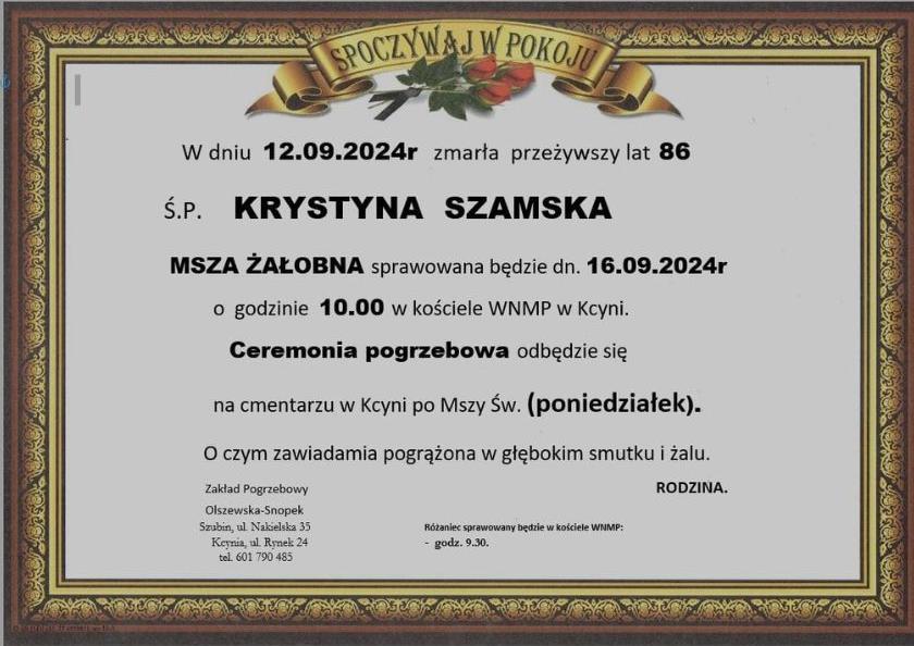 Krystyna Szamska