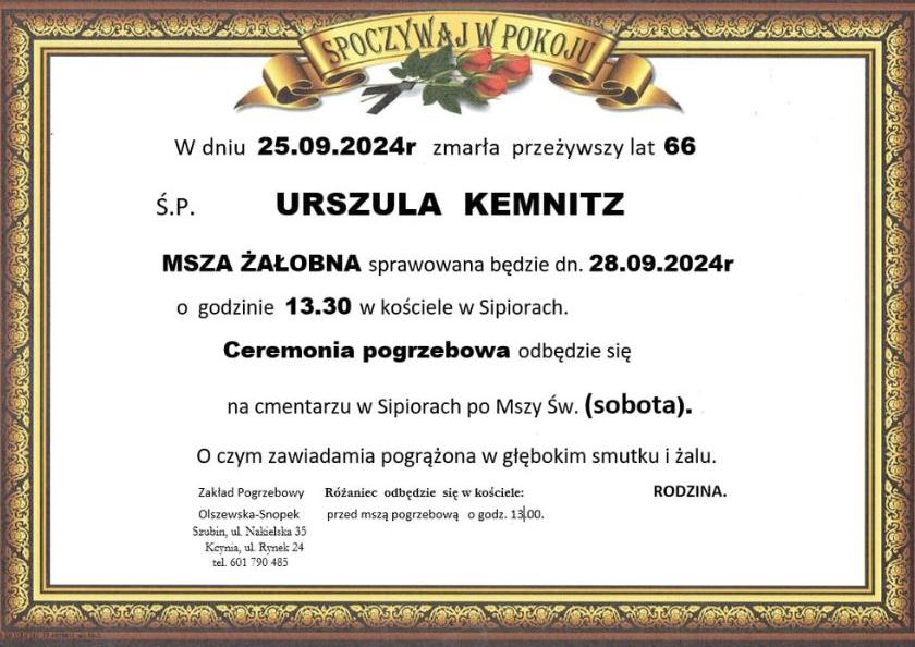 Urszula Kemnitz