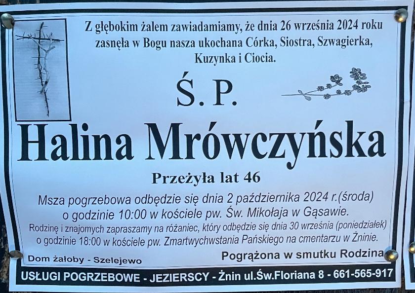 Halina  Mrówczyńska 