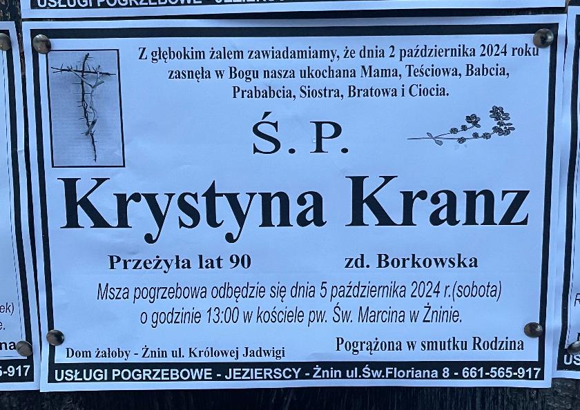 Krystyna  Kranz 