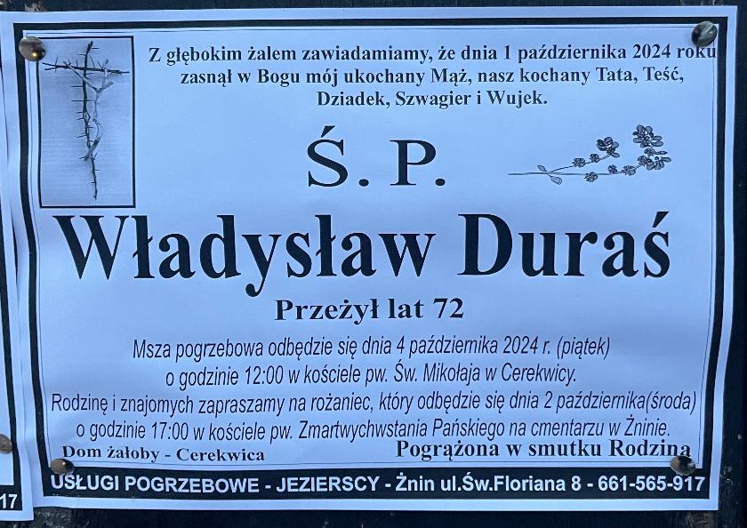 Władysław  Duraś