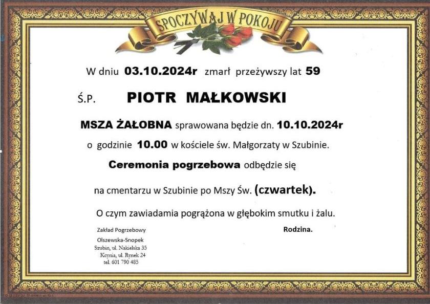 Piotr Małkowski