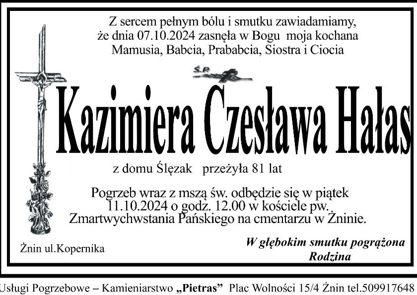 Kazimiera  Hałas