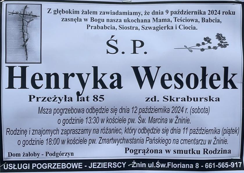 Henryka Wesołek