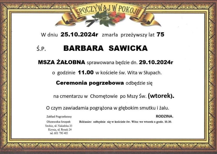 Barbara Sawicka