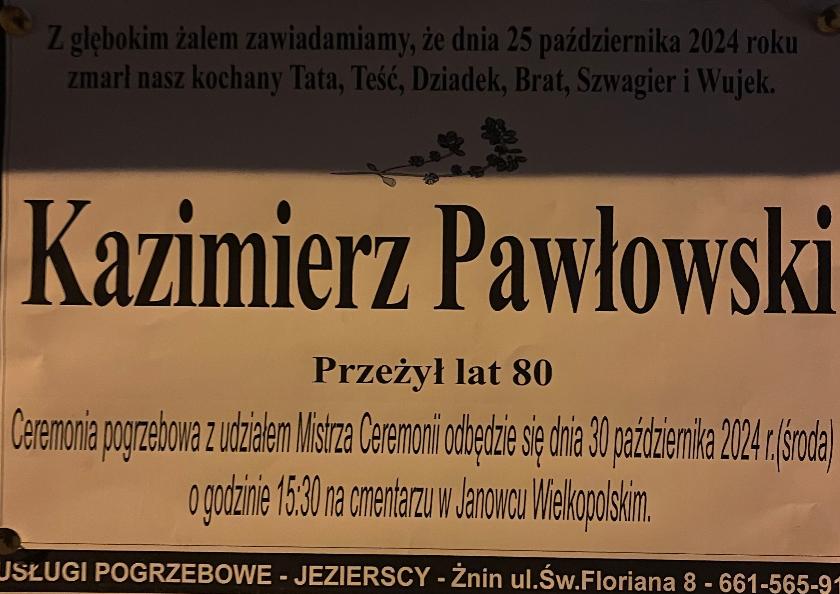 Kazimierz  Pawłowski 