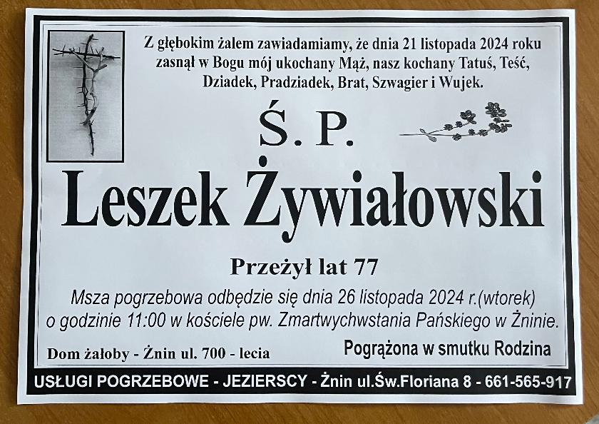 Leszek  Żywiałowski