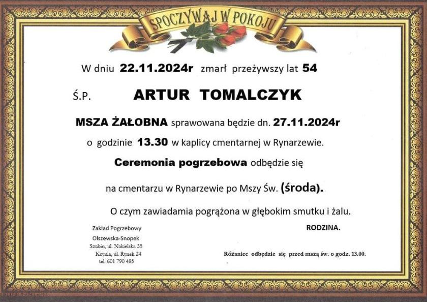 Artur Tomalczyk