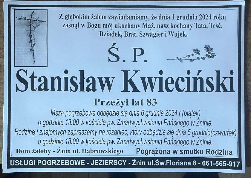 Stanisław  Kwieciński 