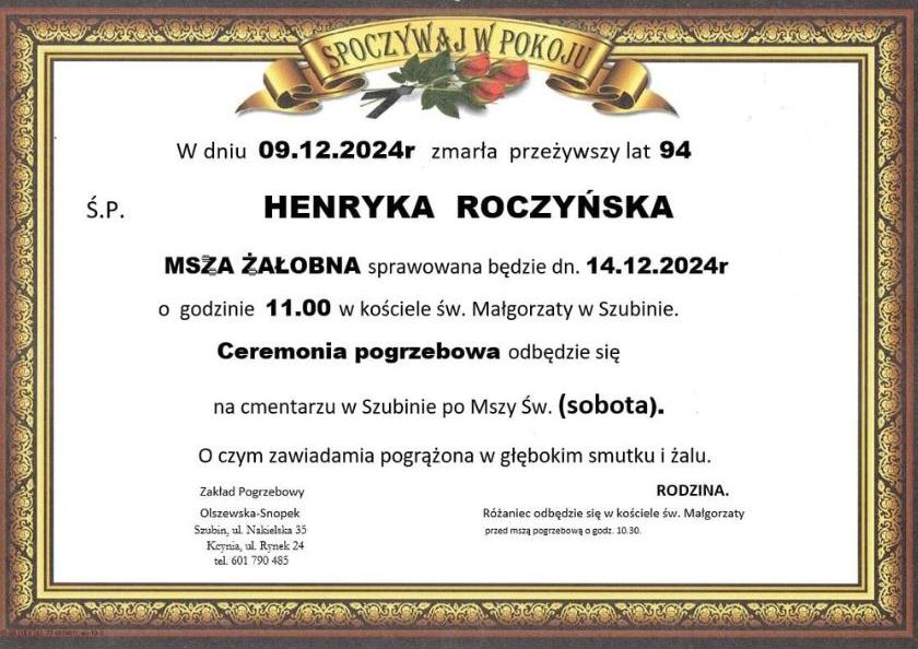 Henryka Roczyńska