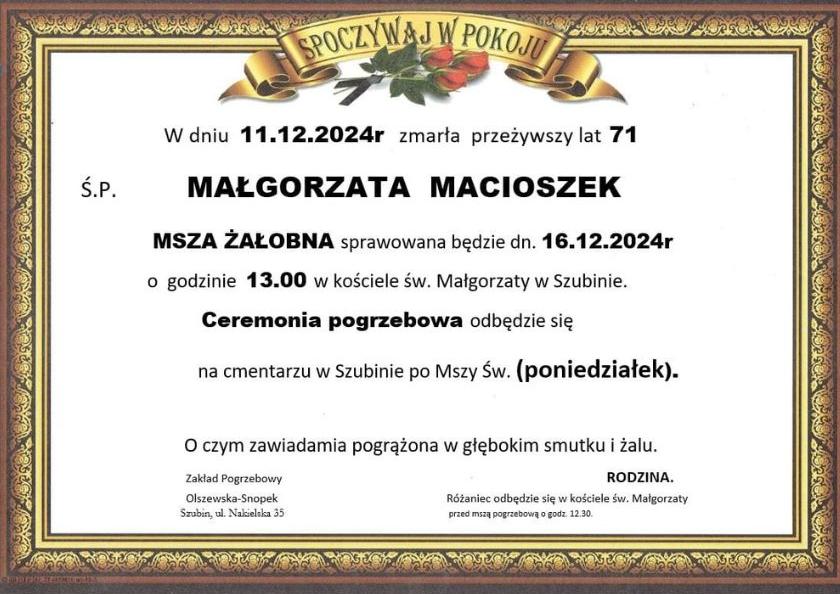 Małgorzata Macioszek