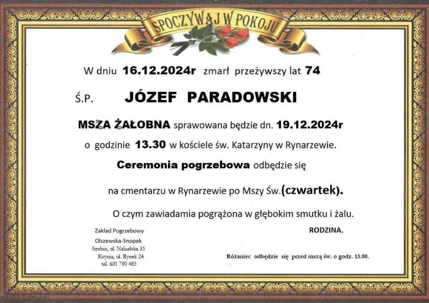 Józef Paradowski