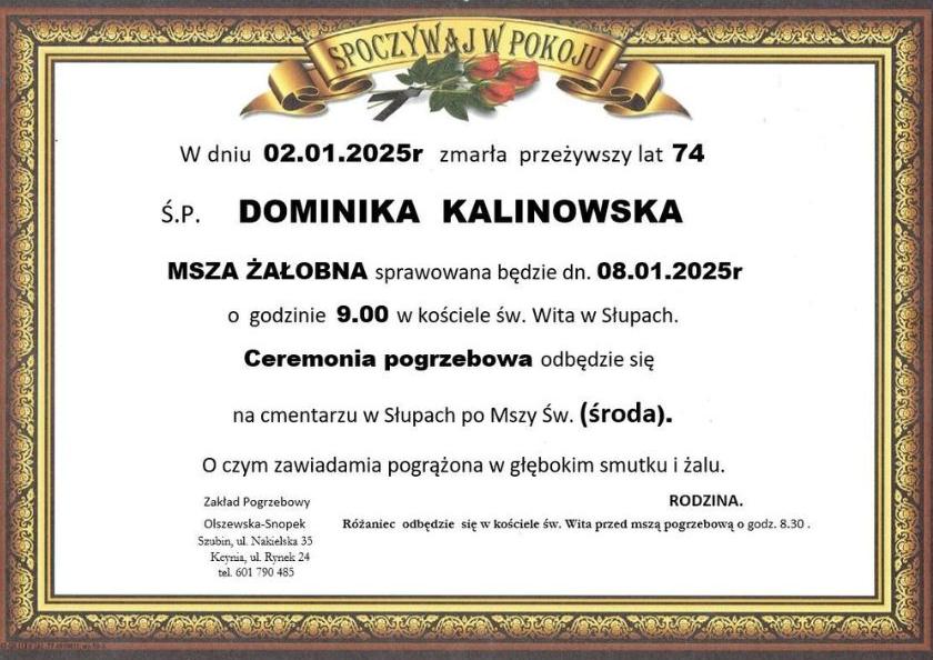 Dominika Kalinowska