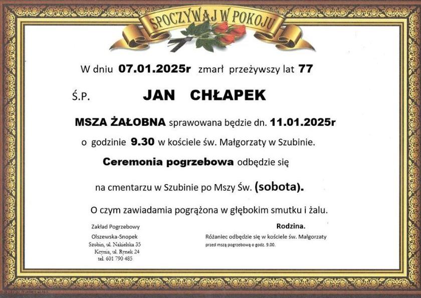 Jan Chłapek