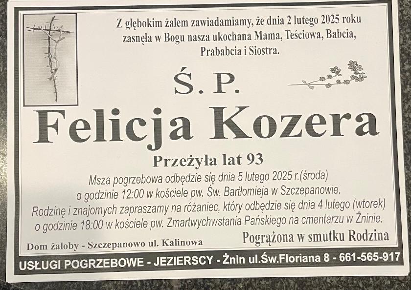 Felicja  Kozera 