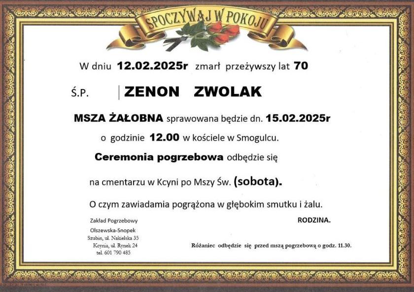 Zenon Zwolak
