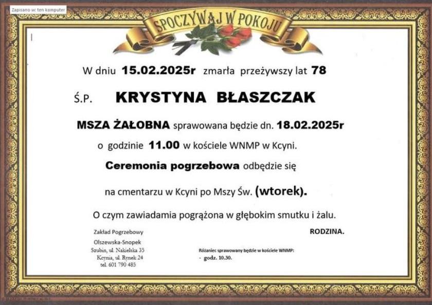 Krystyna Błaszczak