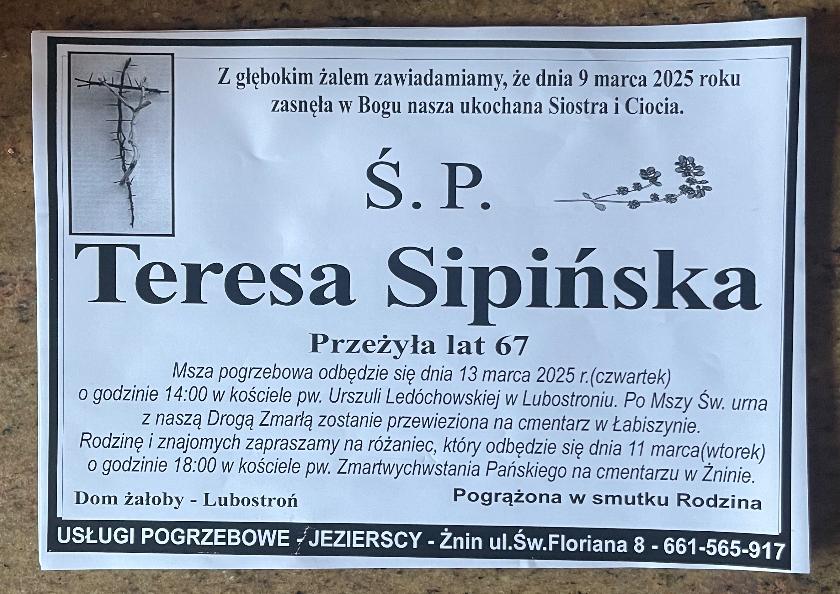 Teresa  Sipińska 