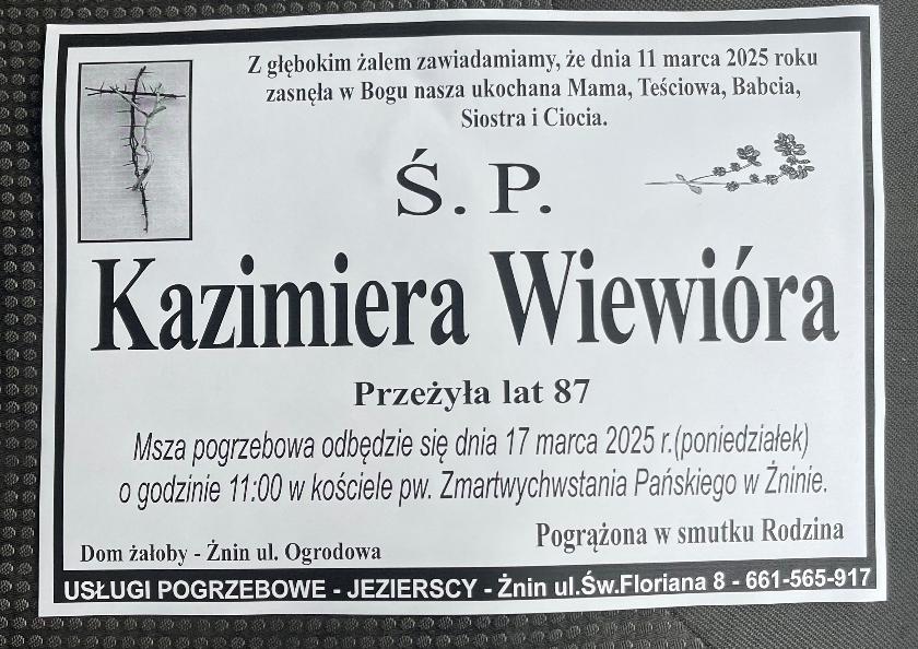 Kazimiera  Wiewióra 