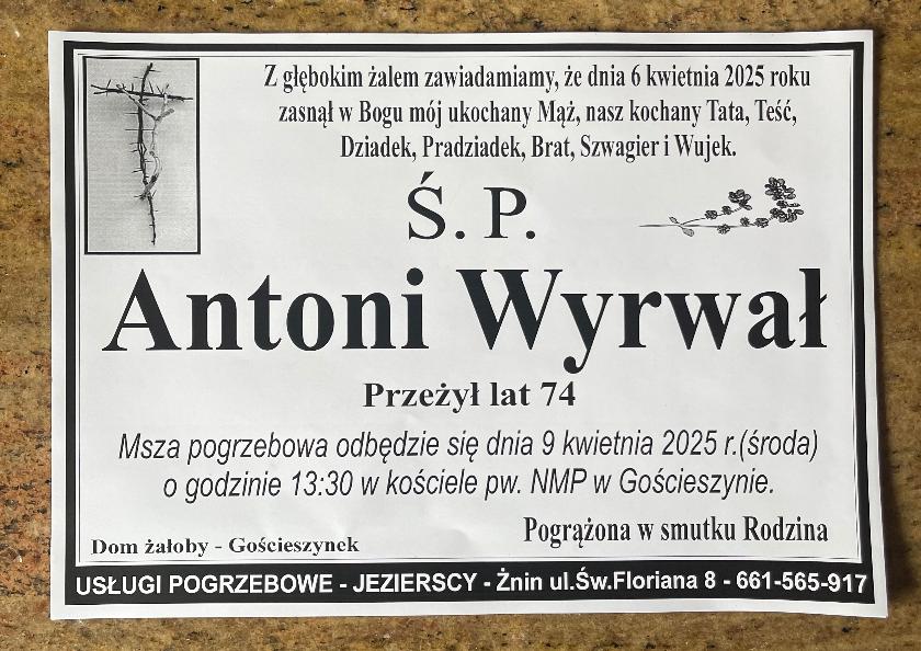 Antoni  Wyrwał 