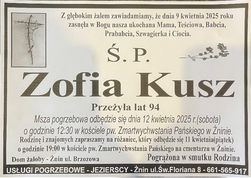 Zofia  Kusz 