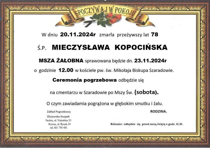 Mieczysława Kopocińska