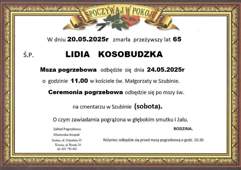 Lidia Kosobudzka