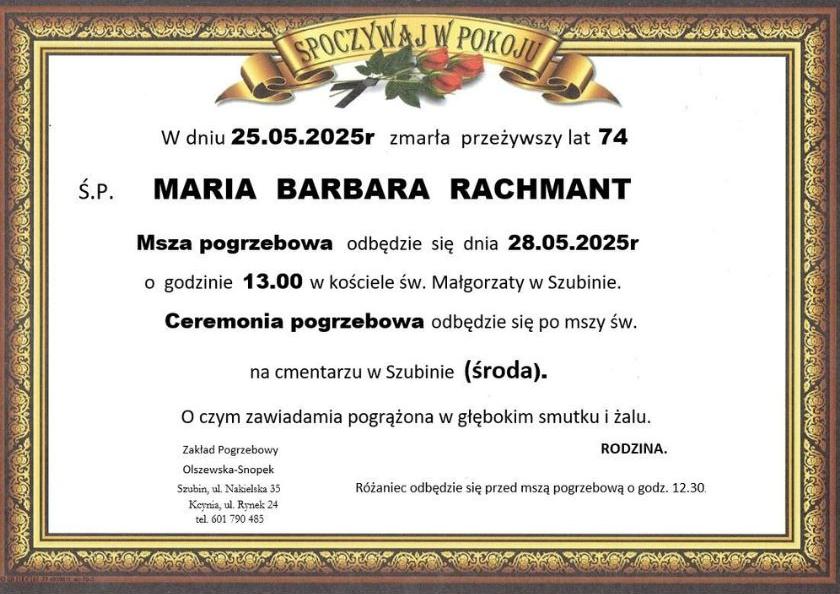 Maria Barbara Rachmant