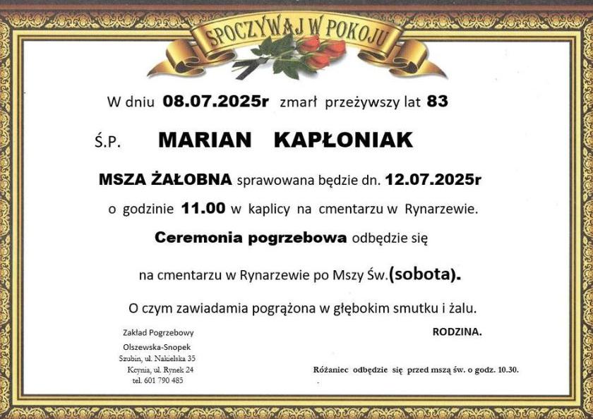 Marian Kapłoniak