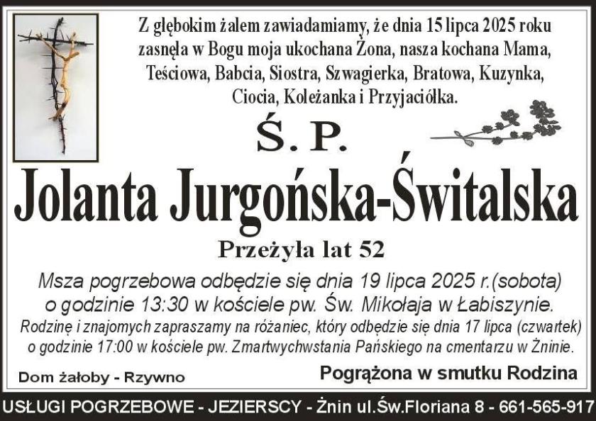 Jolanta  Jurgońska-Świtalska 