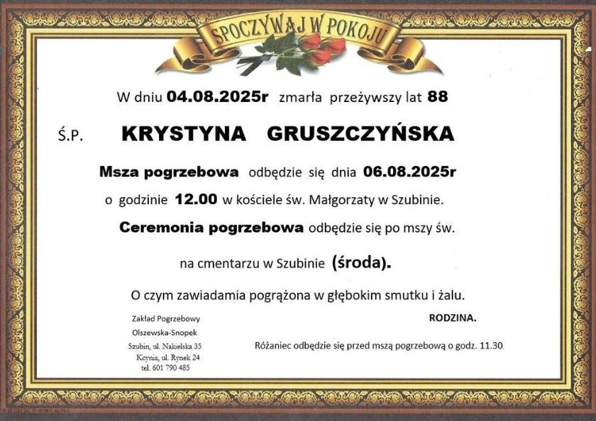 Krystyna Gruszczyńska