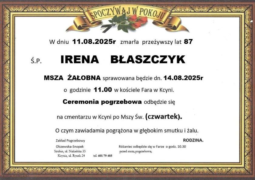 Irena Błaszczyk