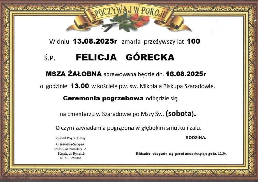 Felicja Górecka