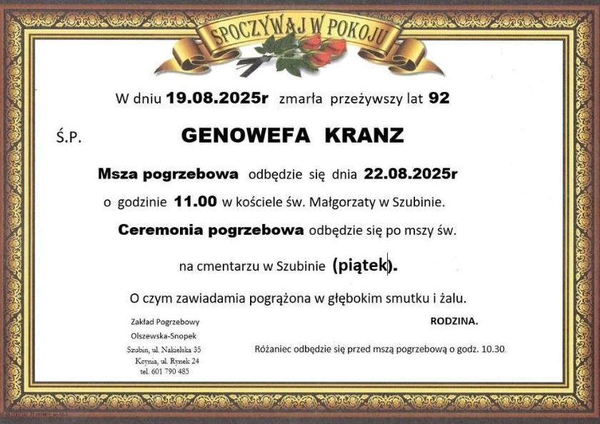 Genowefa Kranz
