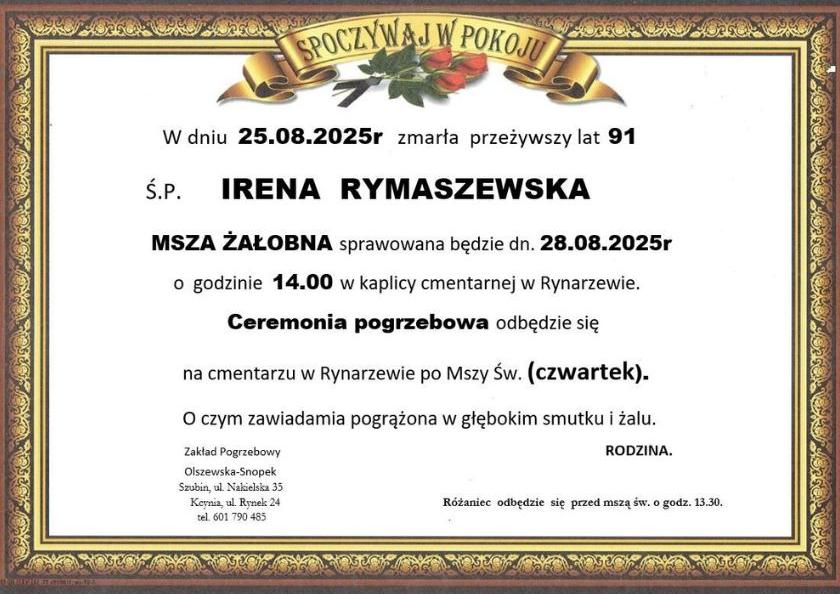 Irena Rymaszewska