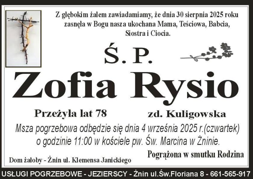 Zofia  Rysio 
