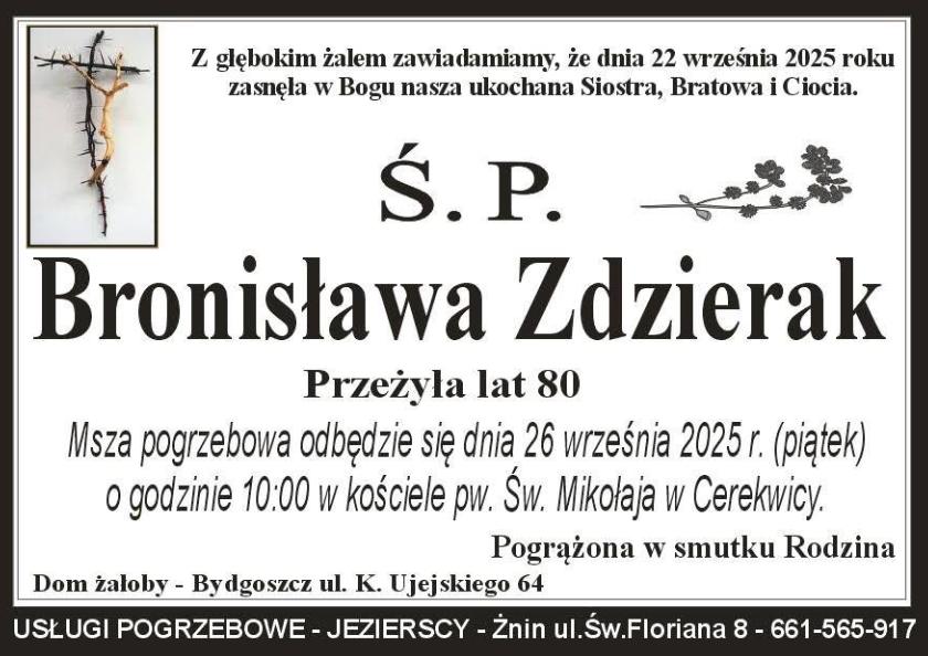 Bronisława  Zdzierak