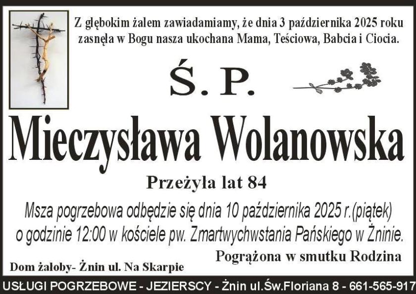 Mieczysława  Wolanowska 