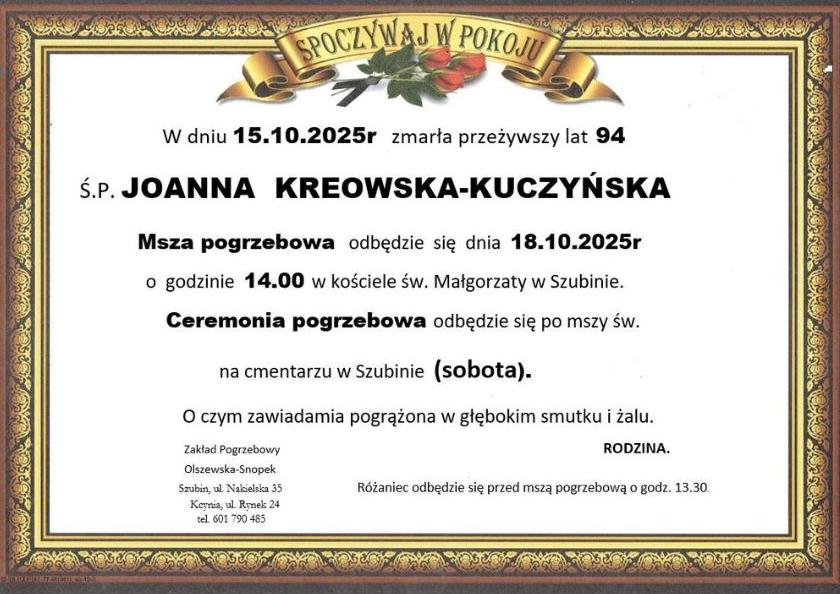 Joanna Kreowska - Kuczyńska