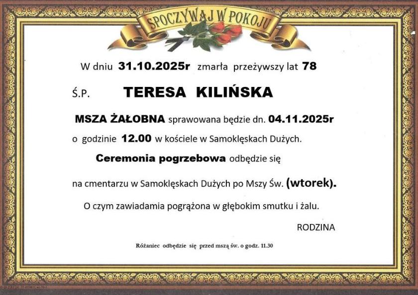 Teresa Kilińska