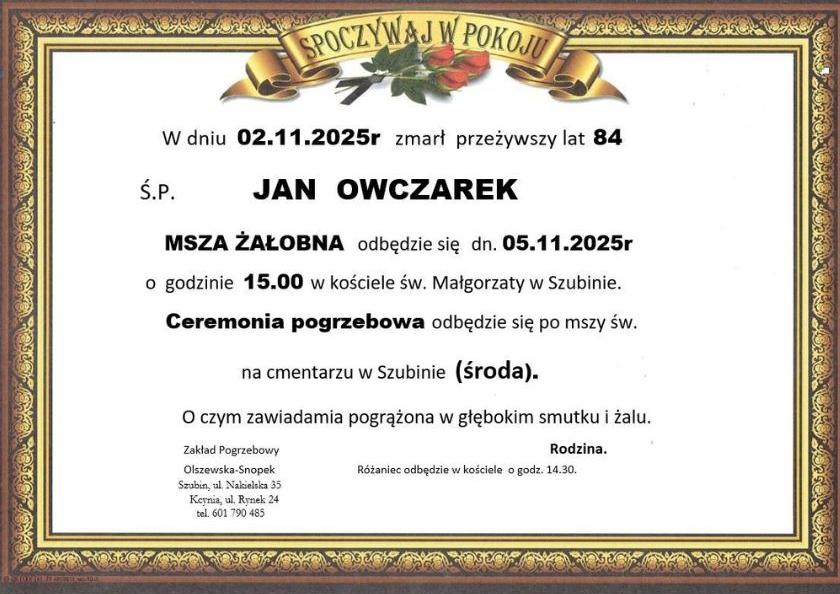 Jan Owczarek