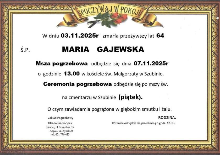Maria Gajewska