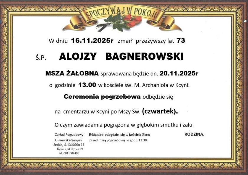 Alojzy Bagnerowski