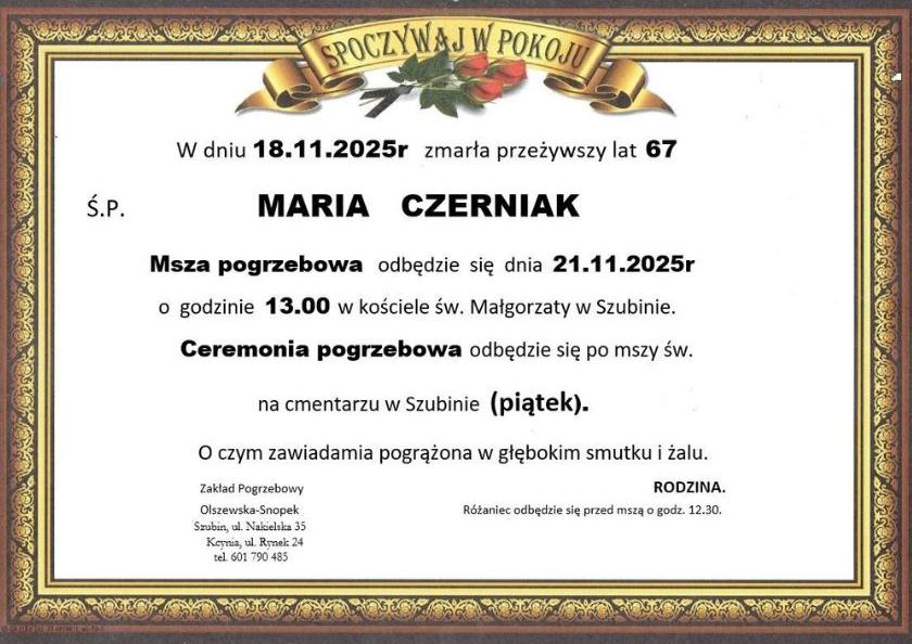 Maria Czerniak