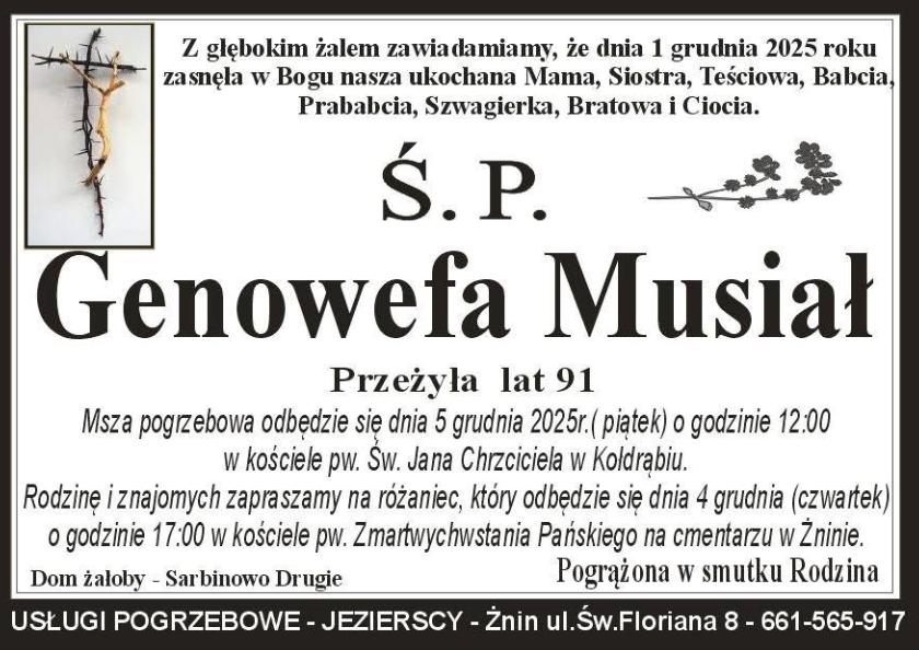 Genowefa  Musiał