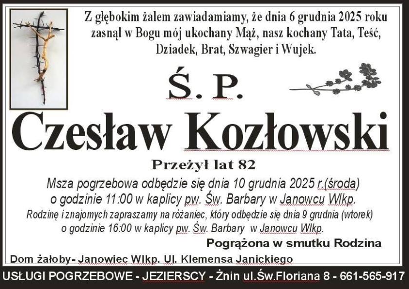 Czesław  Kozłowski 